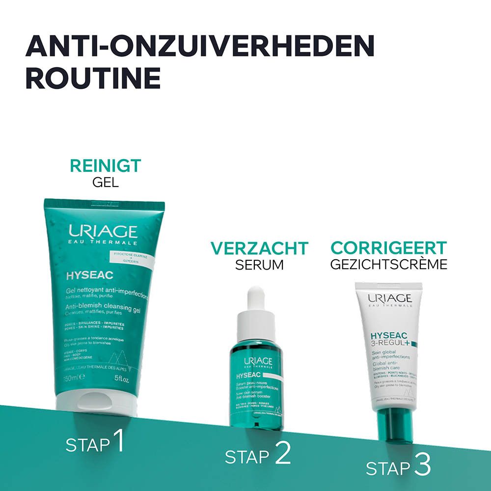 Crème op huid aangebracht. Lichte textuur & poederachtige finish, matterend effect.