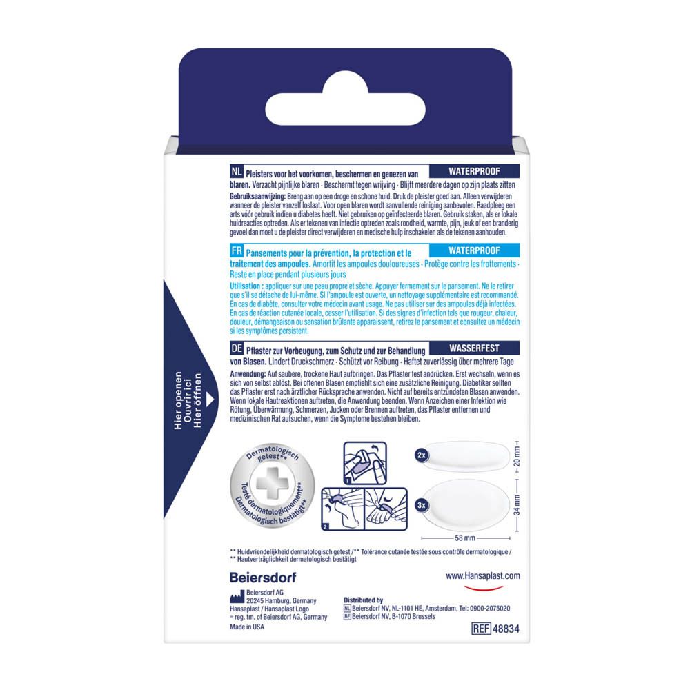 Hansaplast Pansement Ampoules