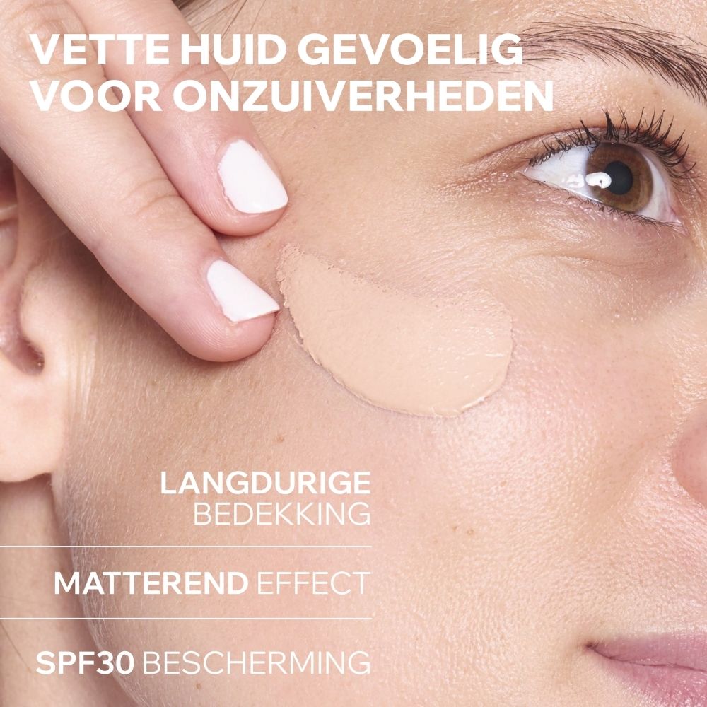 Uriage Hyseac SPF30 3-Regul getinte dagelijkse verzorging tube met groene dop.