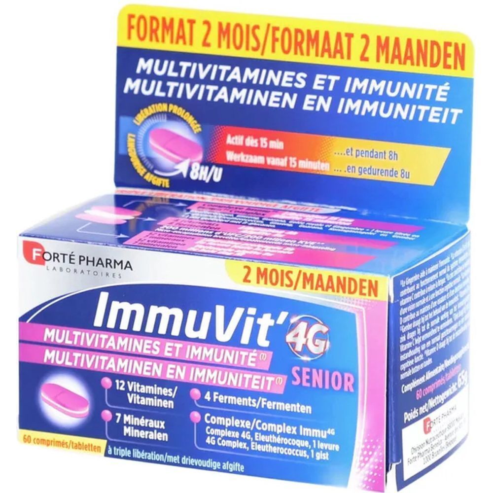 Forté Pharma Immuvit' Multivitaminen en Immuniteit