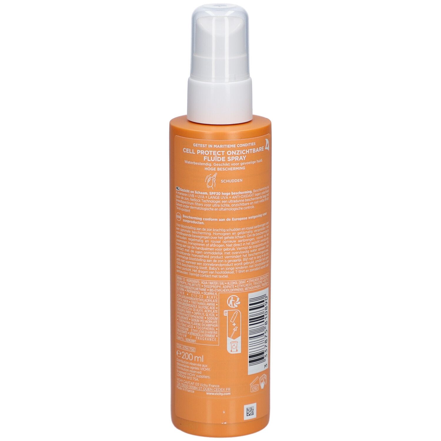 Vichy Capital Soleil Spray Fluide Protection Cellulaire SPF30
