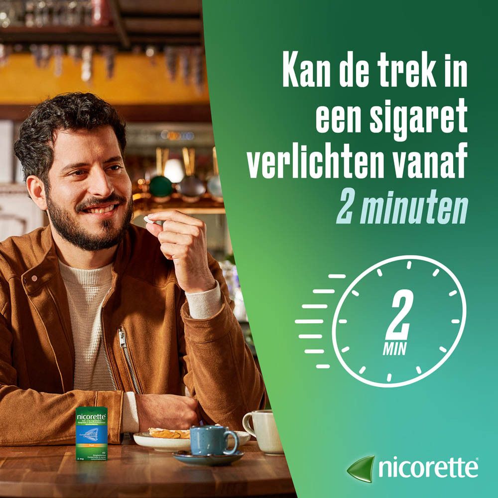 Nicorette® Fruit Zuigtabletten 2mg Nicotine | Stoppen met Roken