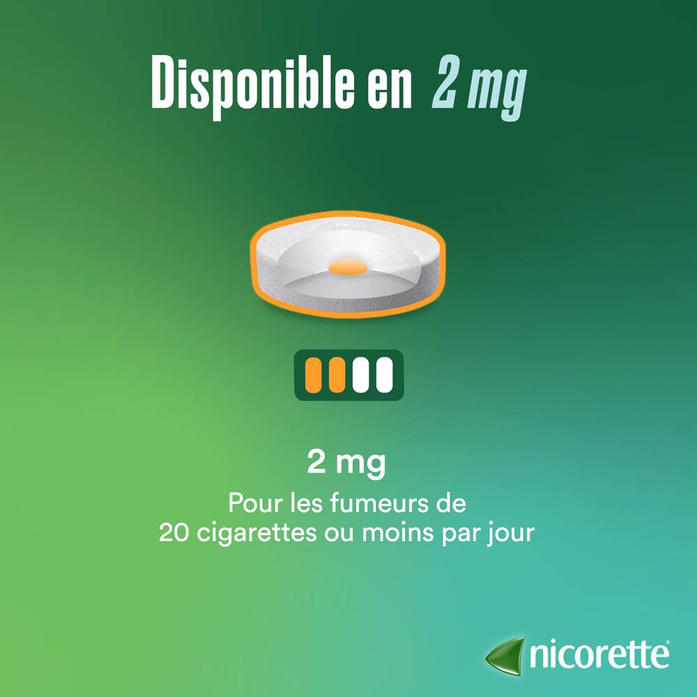 Nicorette® Comprimés à Sucer Fruit 2mg Nicotine | Arrêter de Fumer