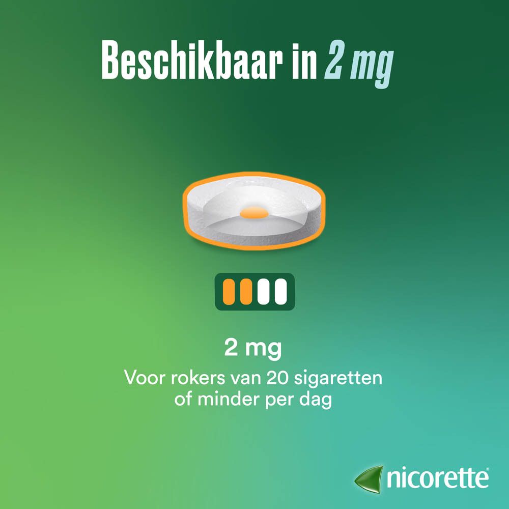 Nicorette® Fruit Zuigtabletten 2mg Nicotine | Stoppen met Roken