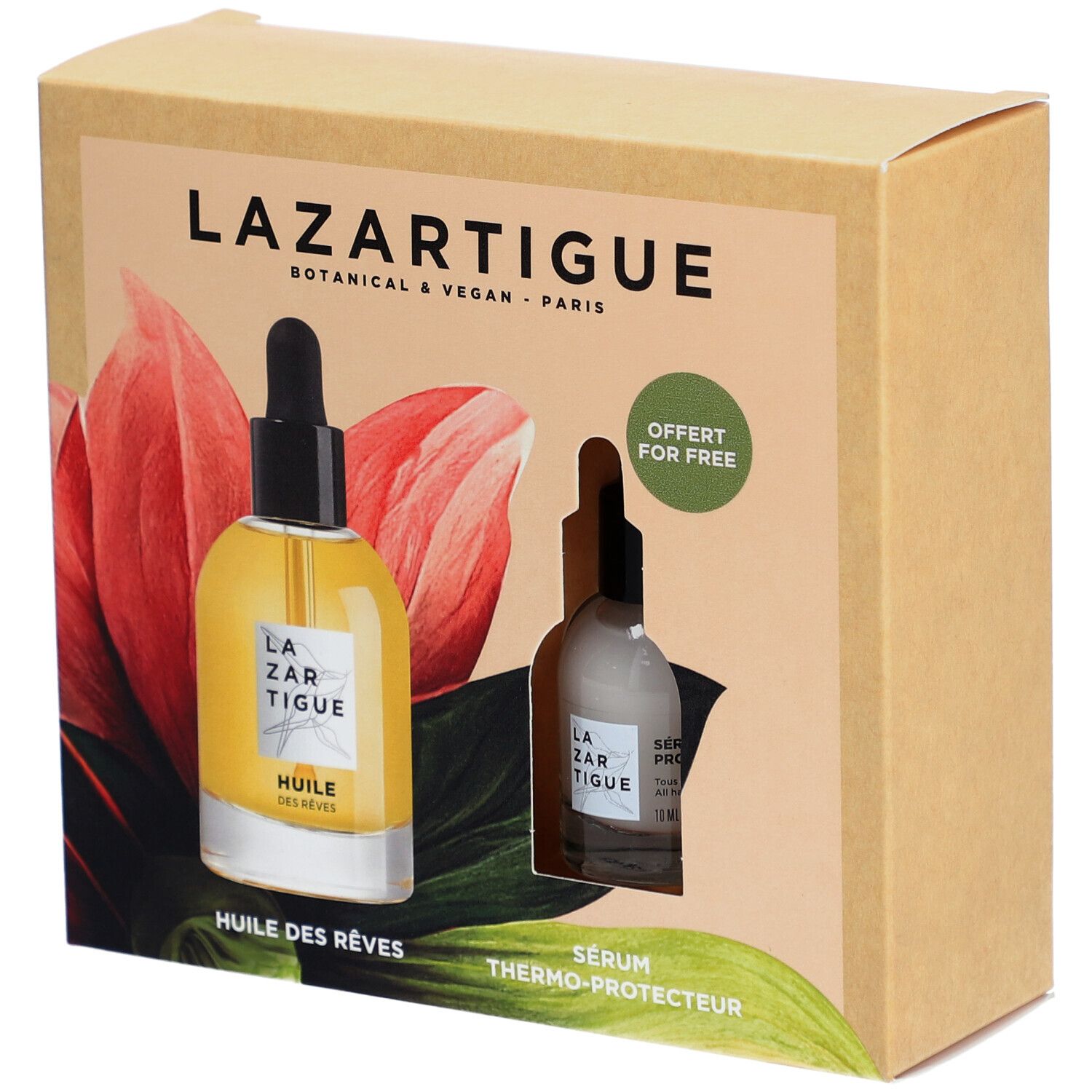 Lazartigue Huile des Rêves 50 ml + Sérum Thermo-Protecteur 10 ml Offert