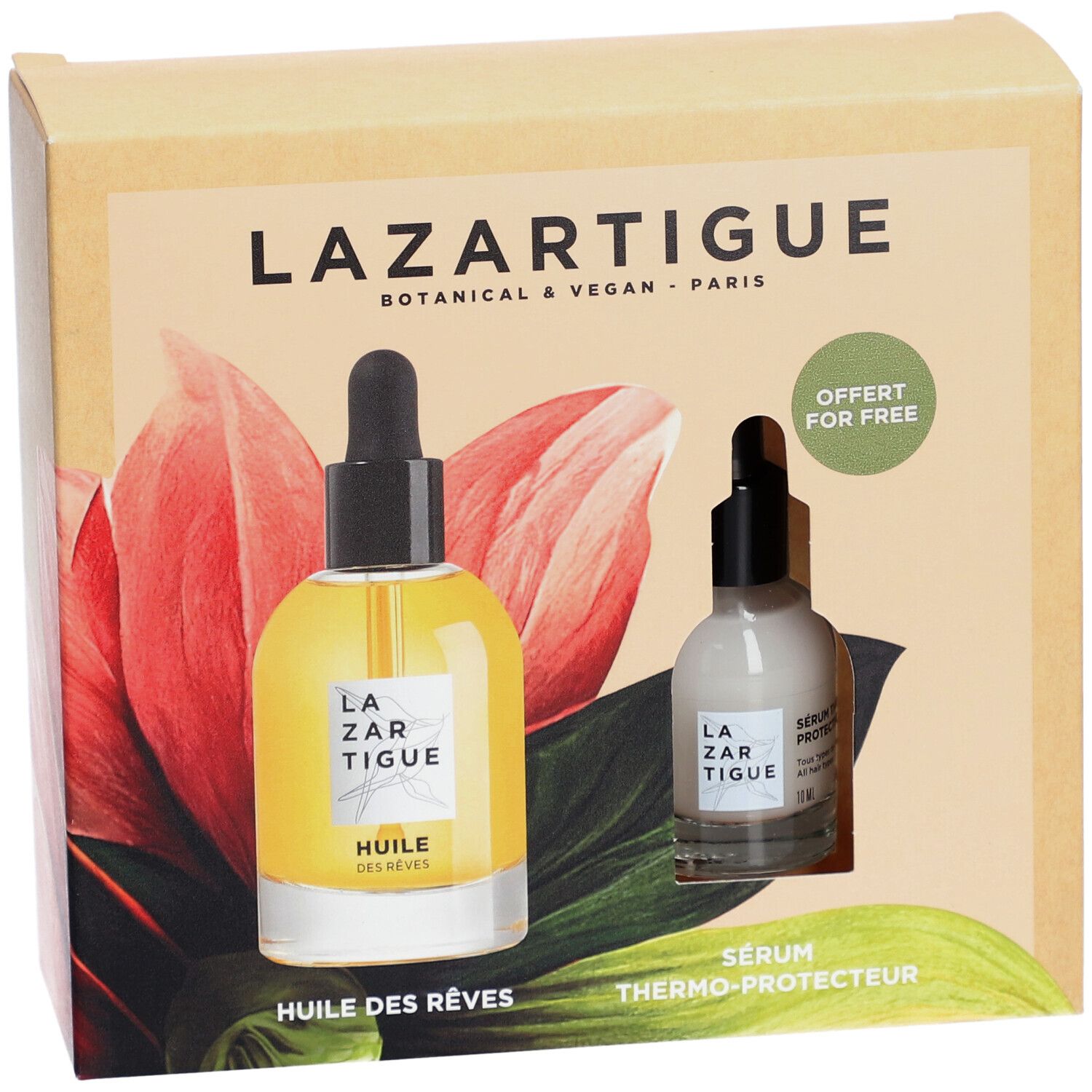 Lazartigue Huile des Rêves 50 ml + Sérum Thermo-Protecteur 10 ml Offert