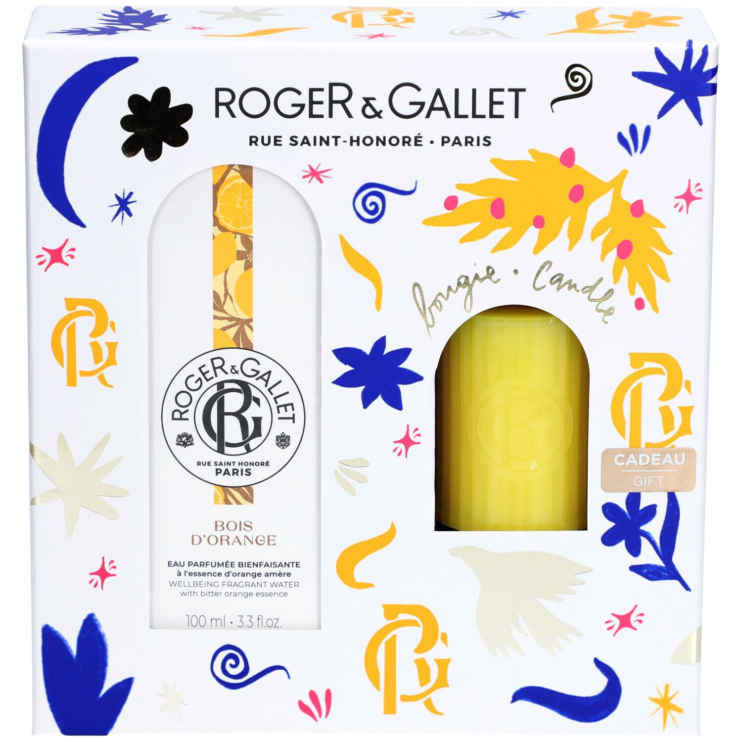 Roger & Gallet Set Noël Bois d'Orange Eau Parfumée + Bougie