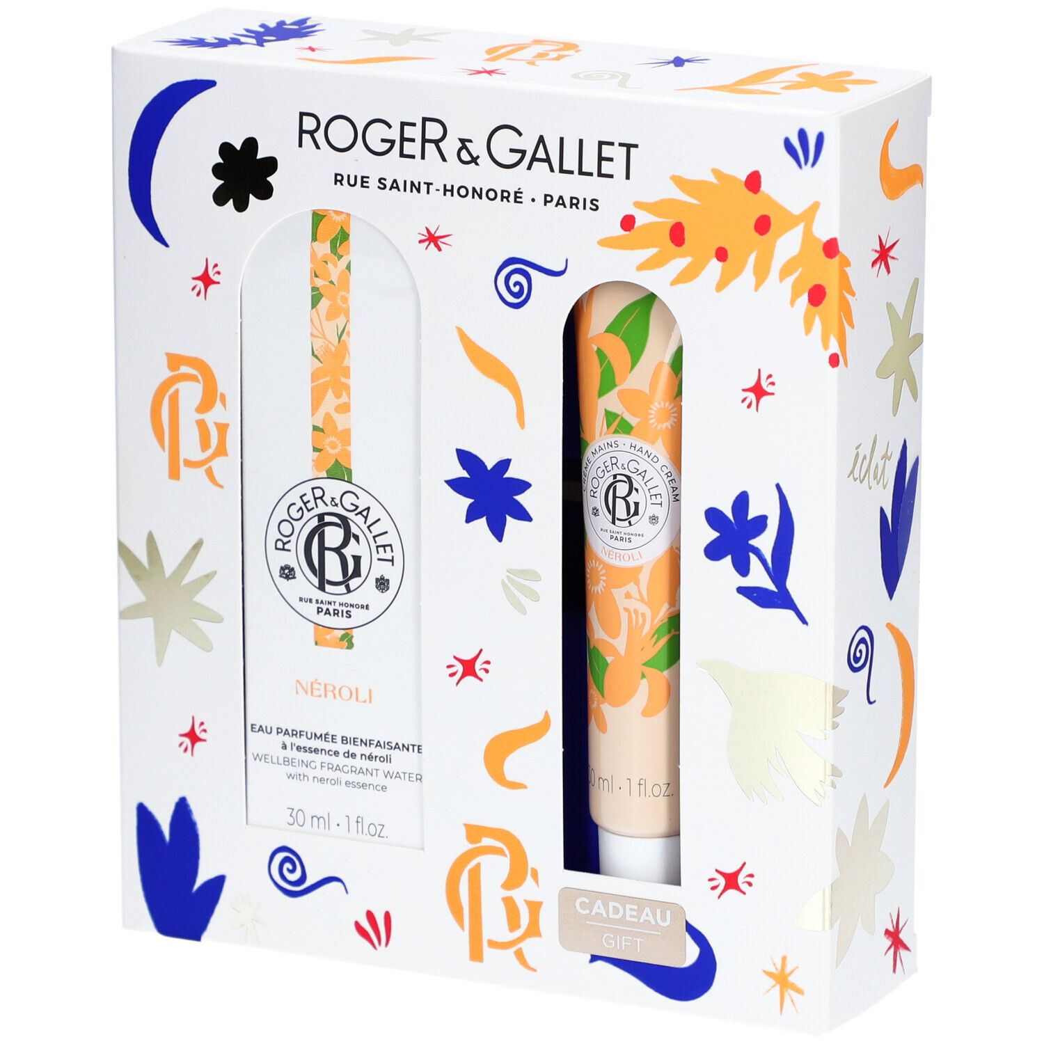 Roger & Gallet Neroli Kerstpakket Eau Parfumée + Handcrème