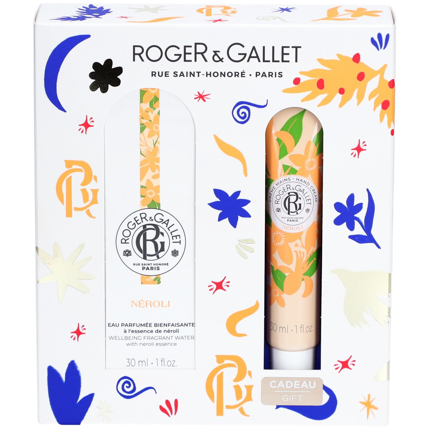 Roger & Gallet Neroli Kerstpakket Eau Parfumée + Handcrème