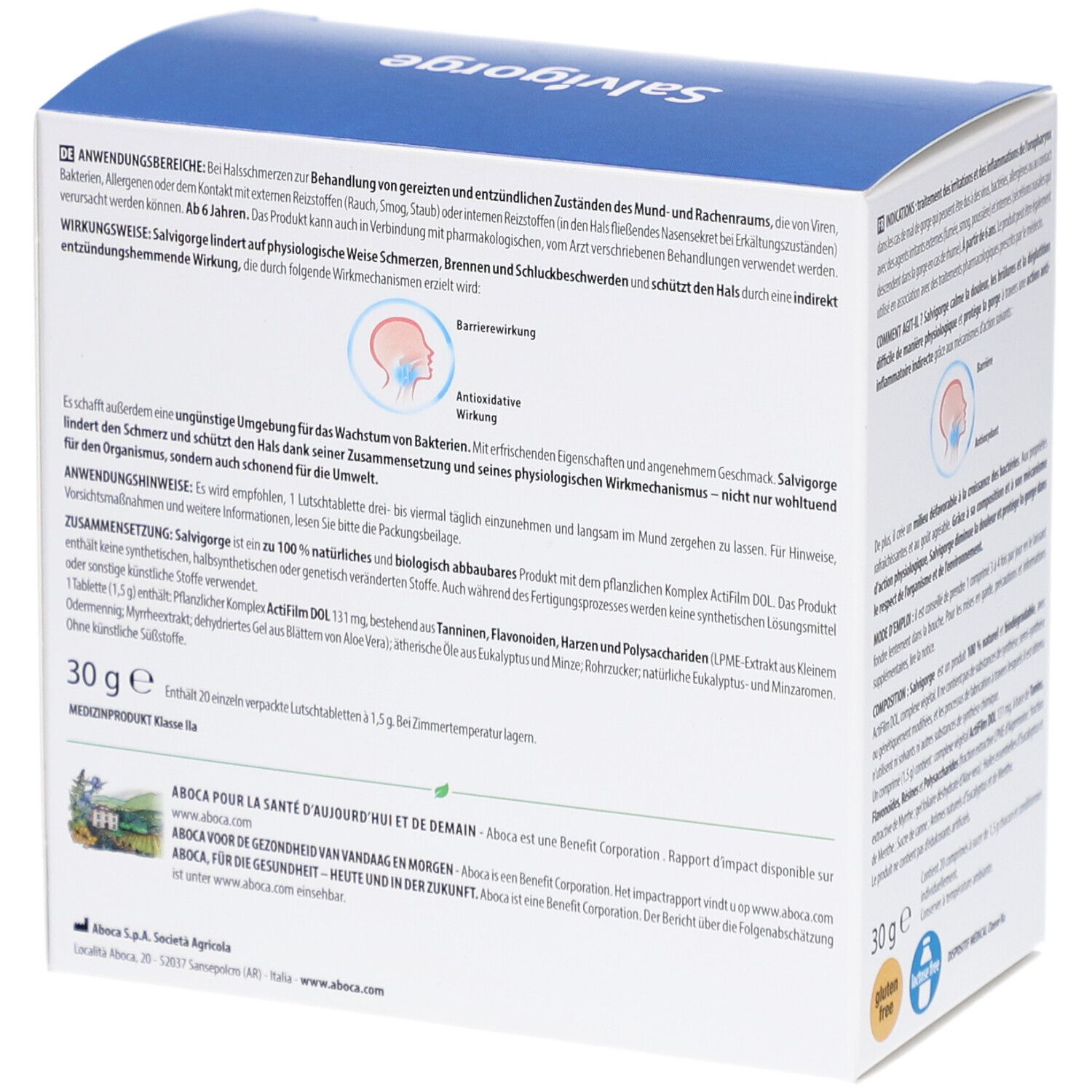 Aboca Salvigorge Zuigtabletten