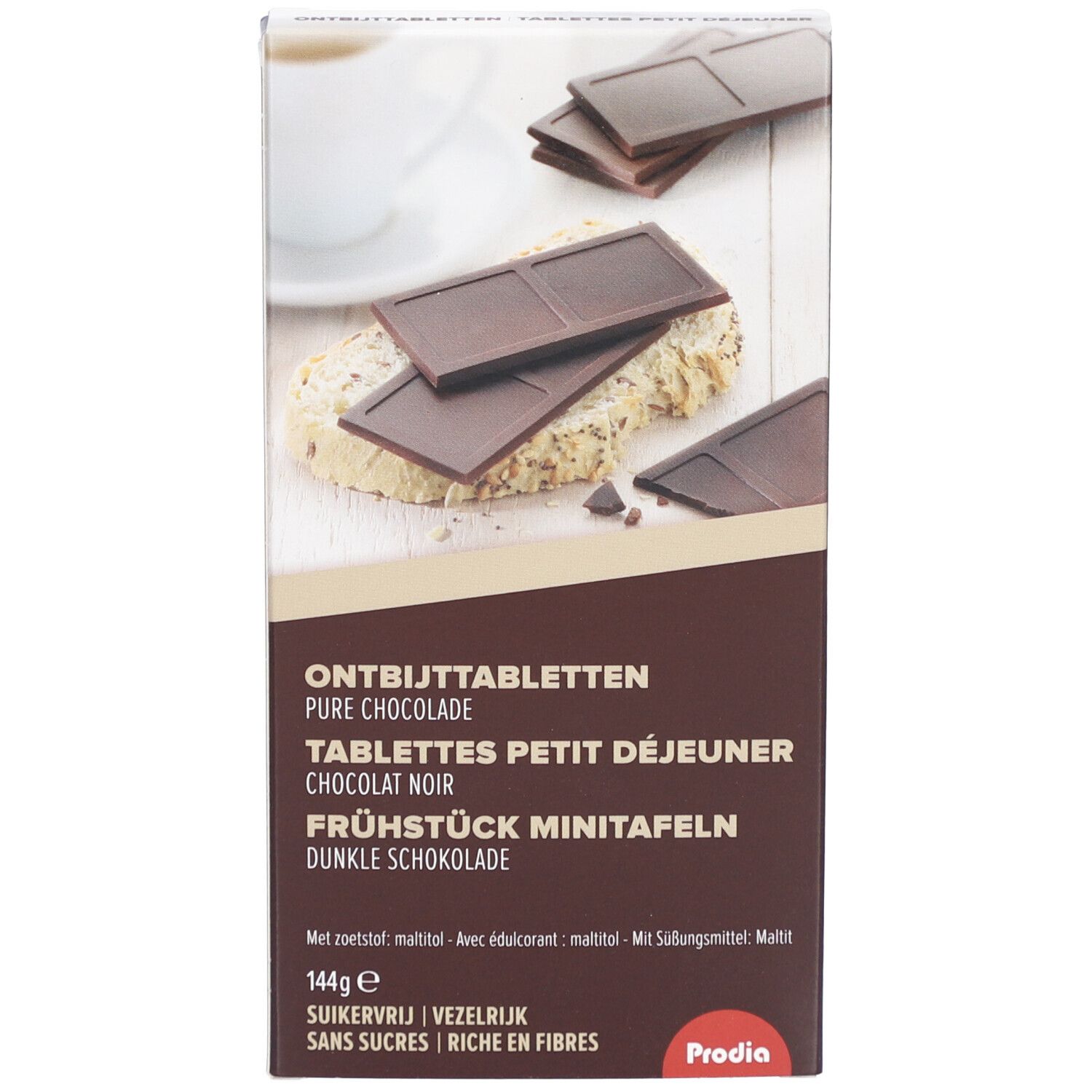 Prodia Ontbijttabletten Pure Chocolade