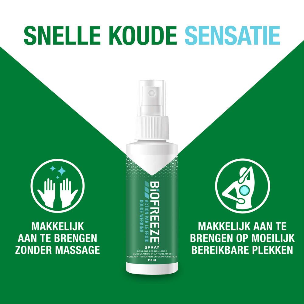 Achterkant van de sprayfles. Tekst en logo's. CE-markering.