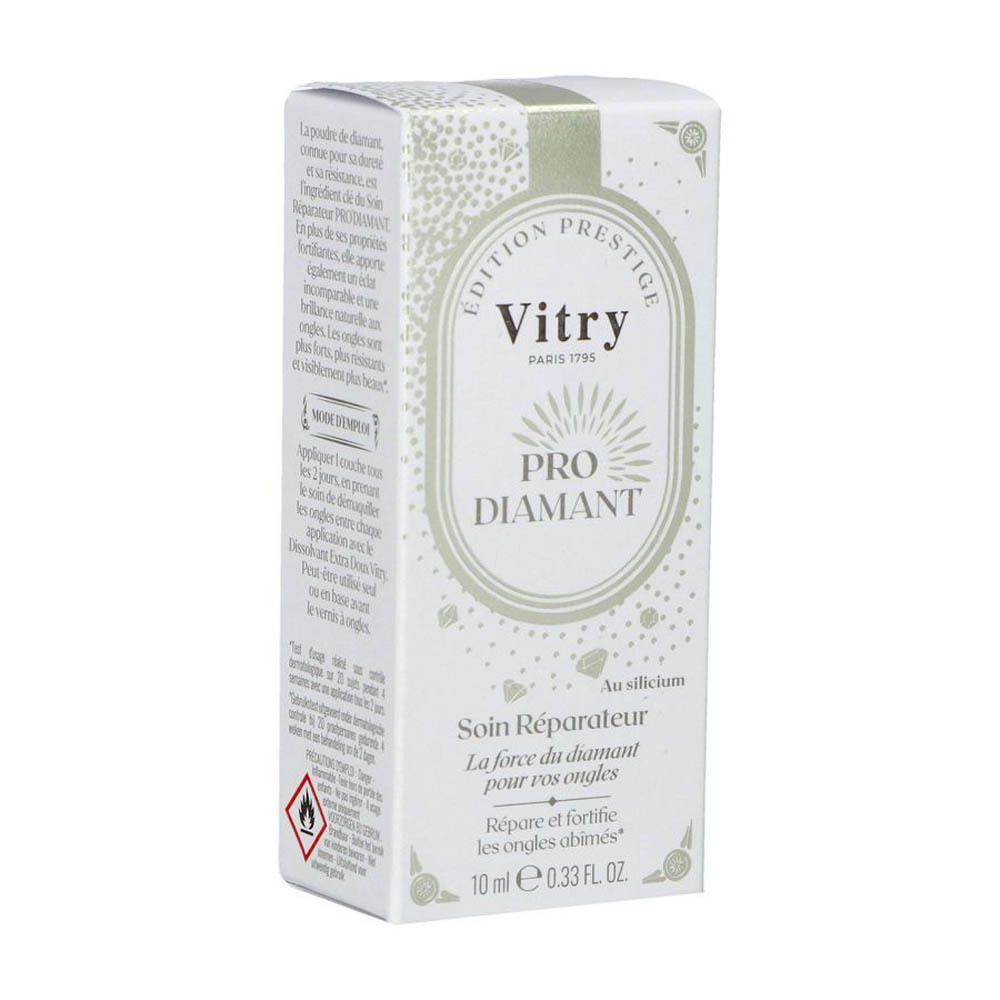Verpakking met productnaam en merk Vitry. 10 ml.