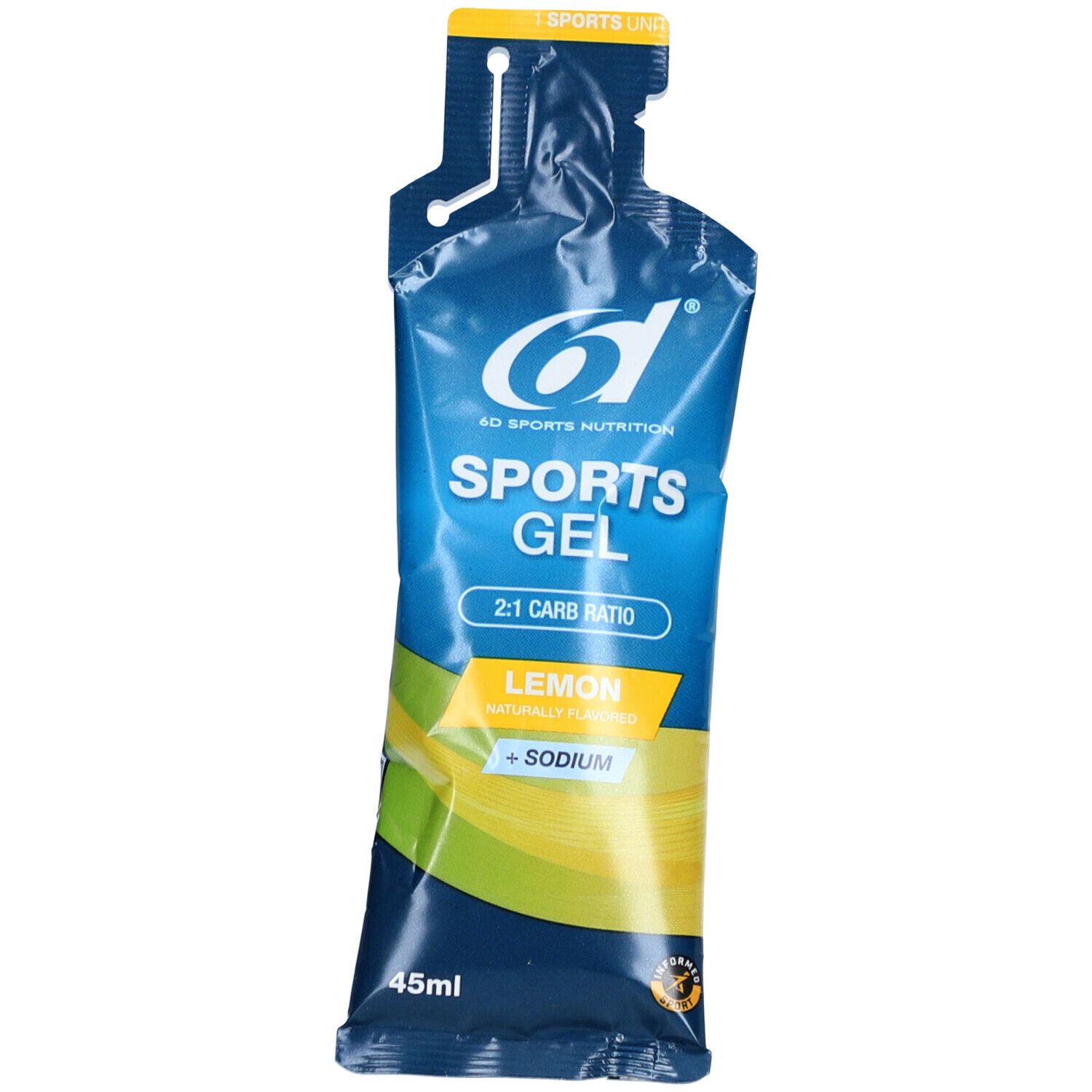 6D Sports Nutrition Sports Gel - Citron