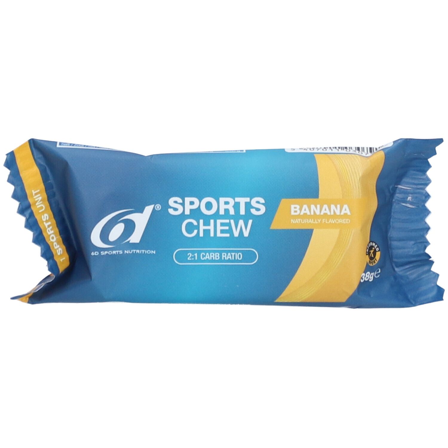 6D Sports Nutrition Sports Chew - Banane