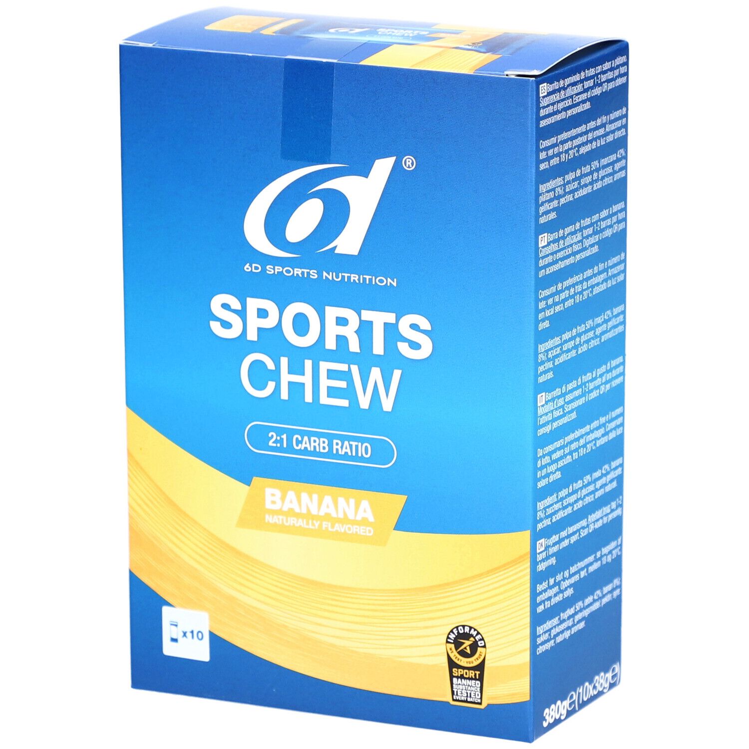 6D Sports Nutrition Chew - Banana