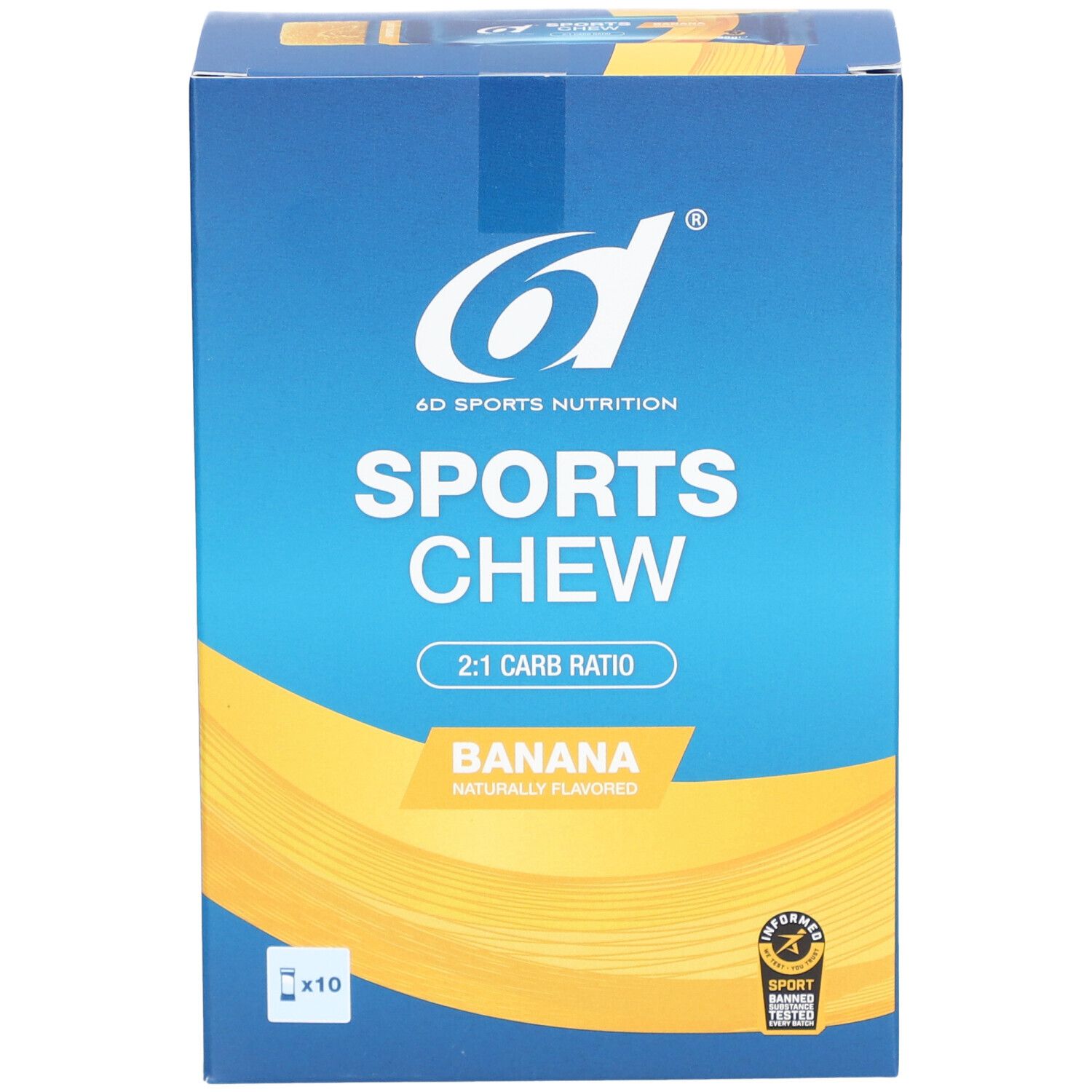 6D Sports Nutrition Chew - Banana