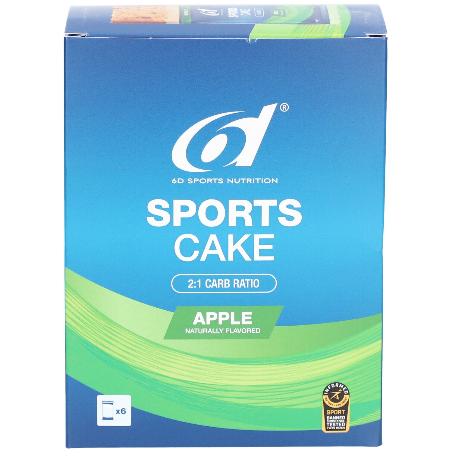 6D Sports Nutrition Cake - Apple