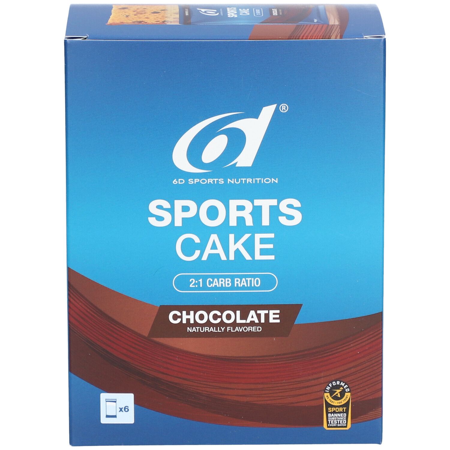 6D Sports Nutrition Cake - Chocolate