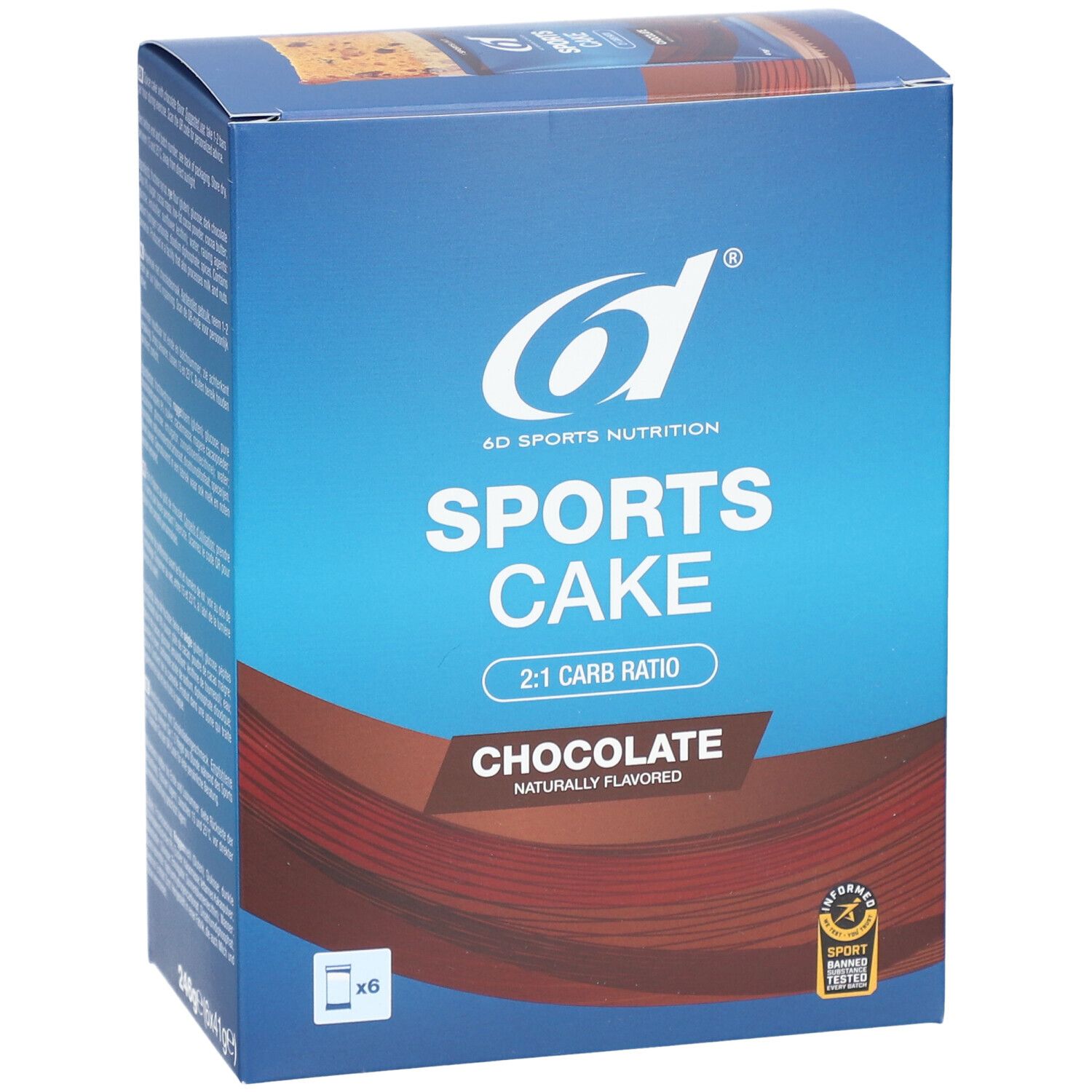 6D Sports Nutrition Cake - Chocolate