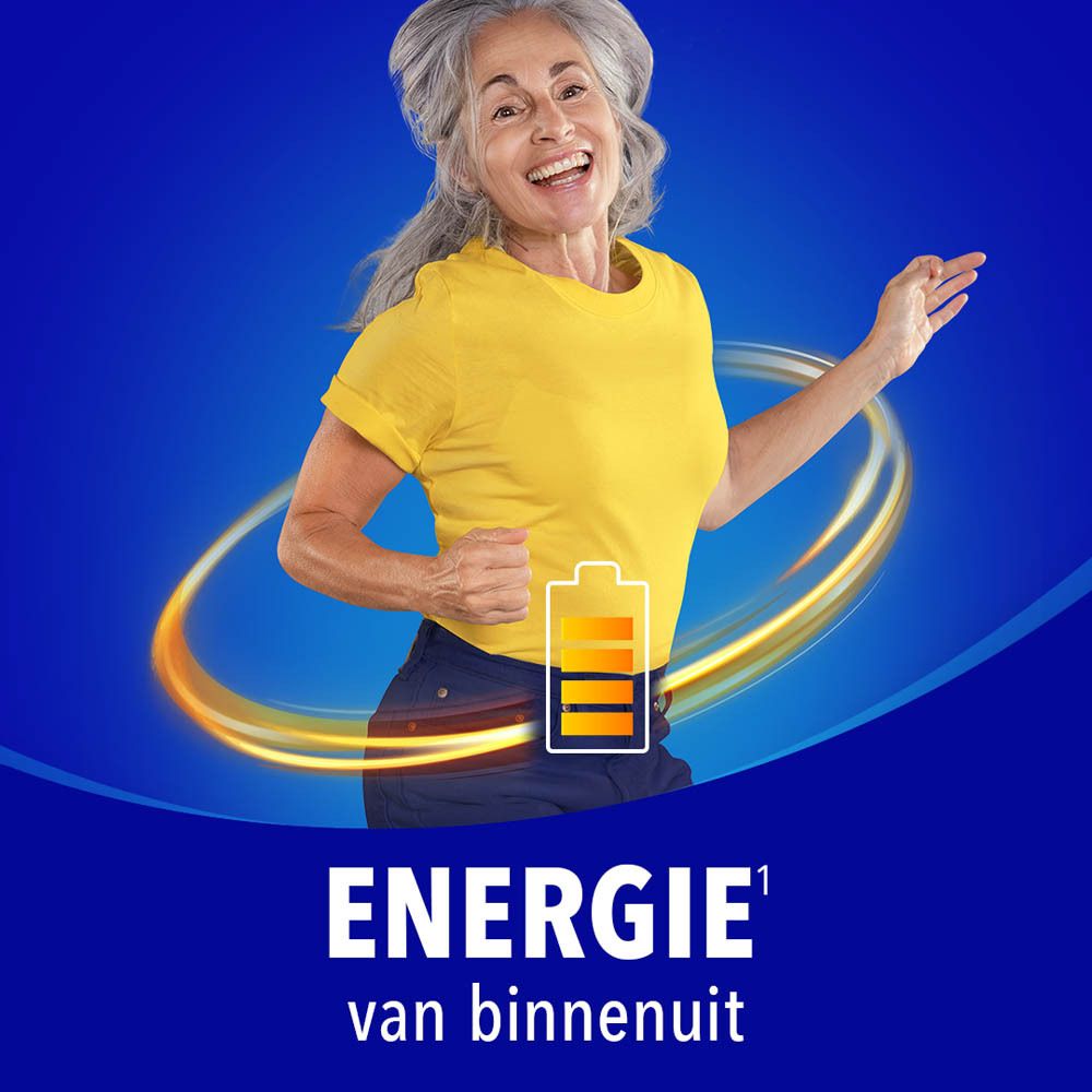 Omnibionta 3 Energy 50+ | Multivitaminen met vitamines B12, vitamine C, zink & ijzer | 3 maanden