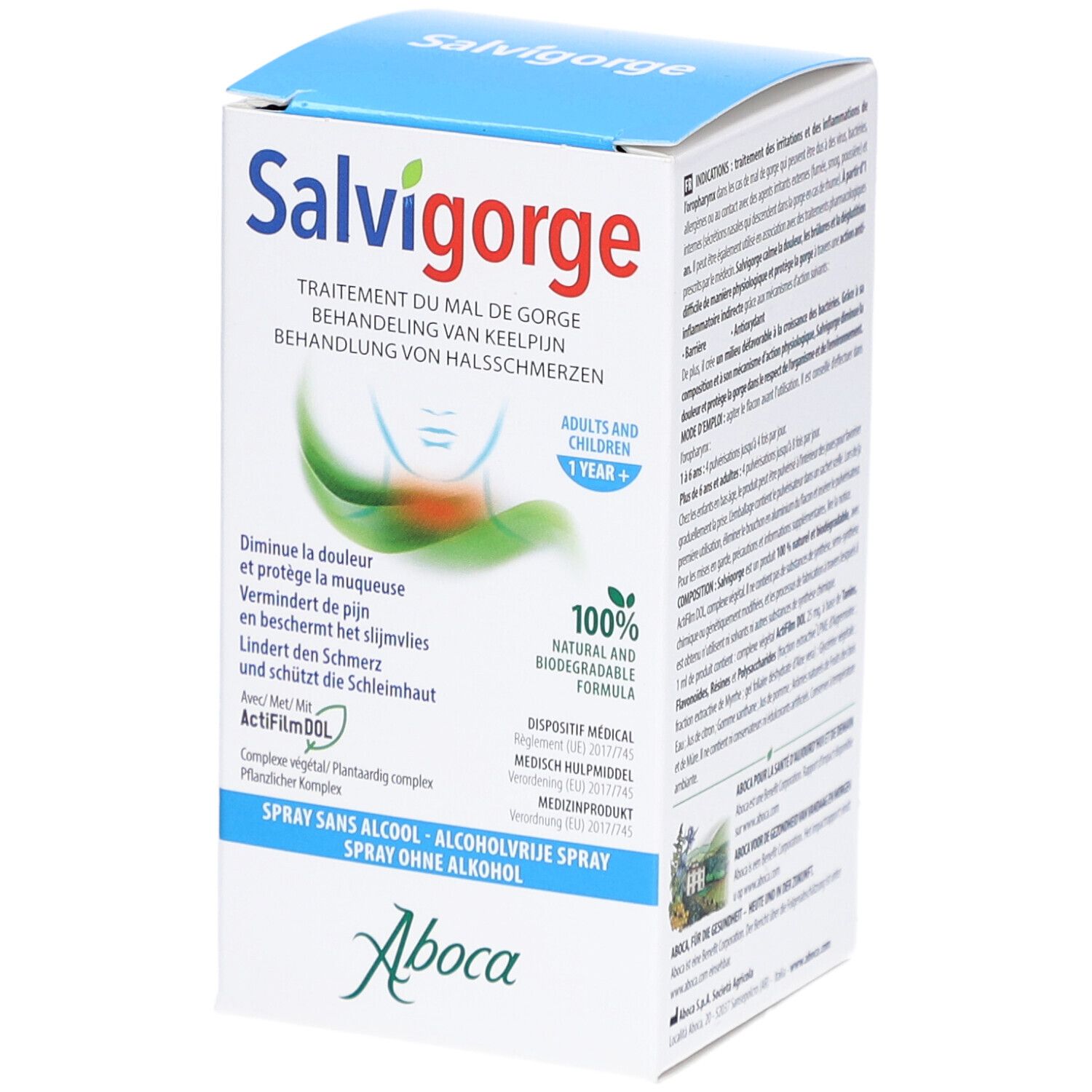 Aboca Salvigorge Alcoholvrije Spray