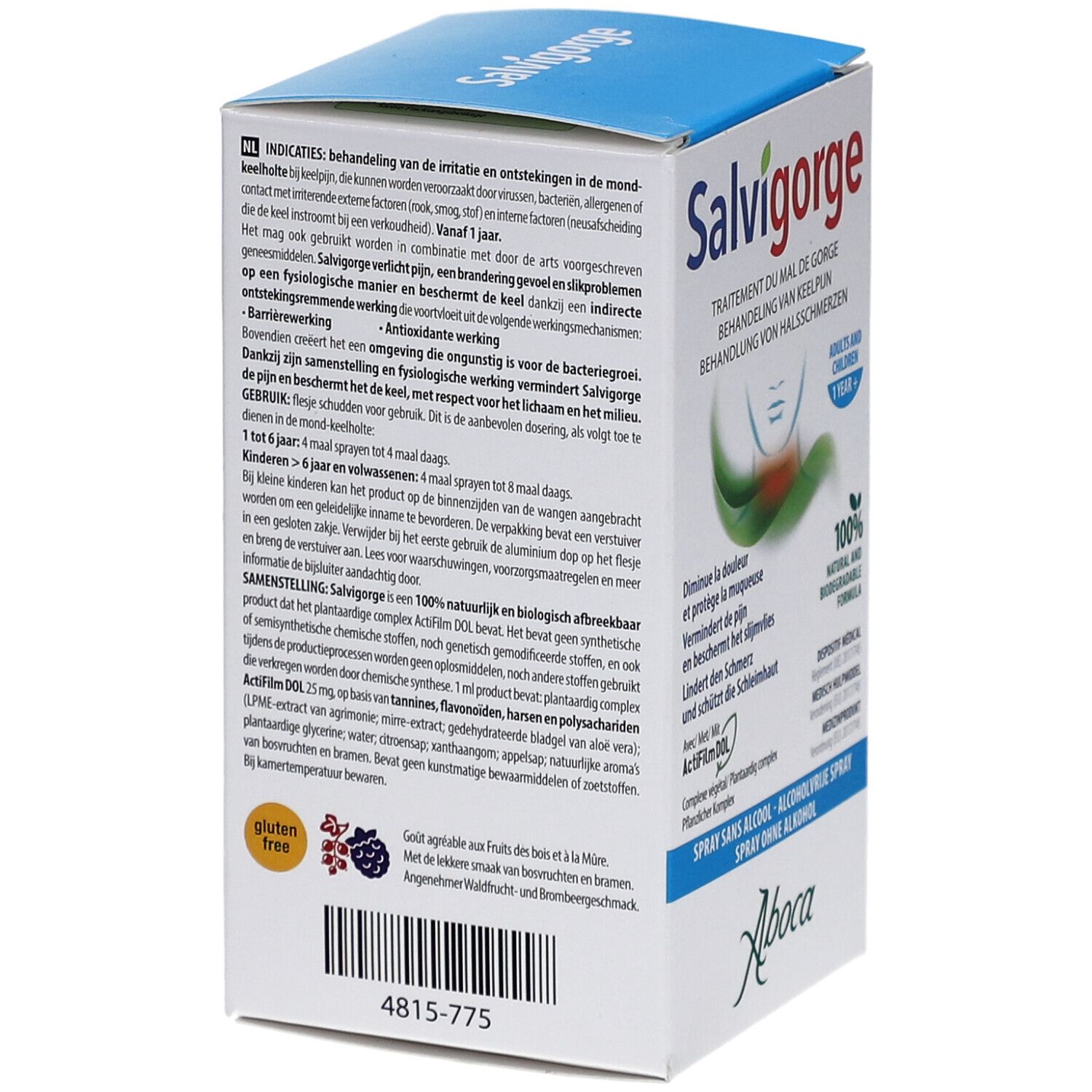 Aboca Salvigorge Alcoholvrije Spray