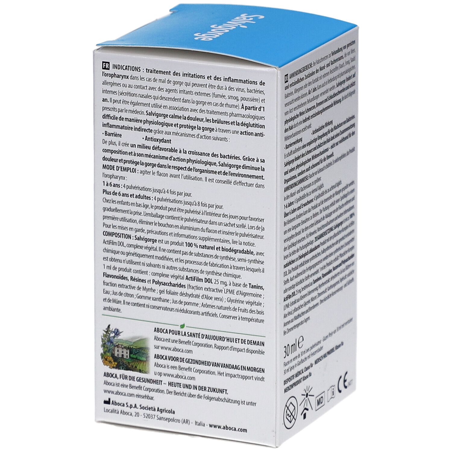 Aboca Salvigorge Alcoholvrije Spray