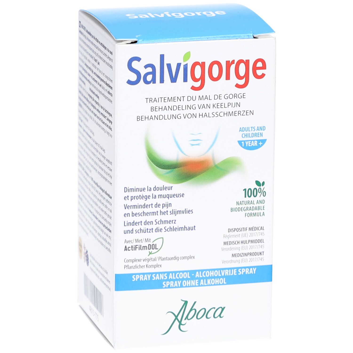 Aboca Salvigorge Alcoholvrije Spray