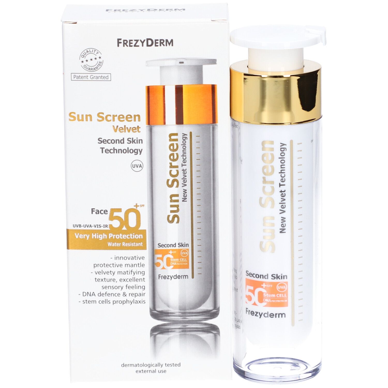 Frezyderm Sun Screen Velvet Face SPF50+