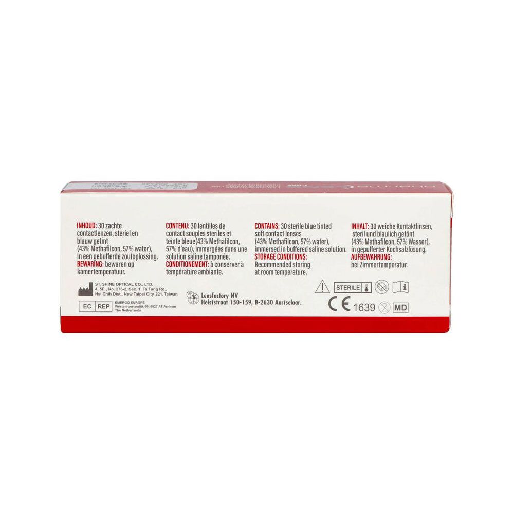 PharmaLens® Lentilles de Contact 1-Day +2,25