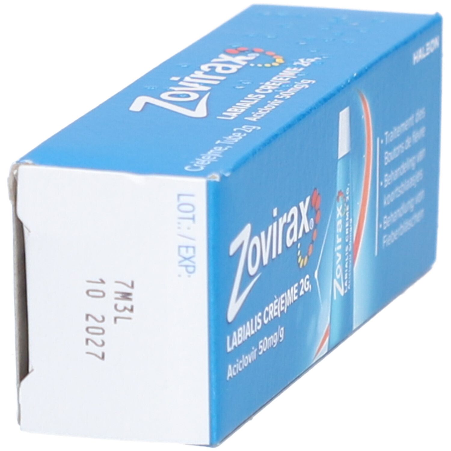 ZOVIRAX Labialis 50 mg/g Crème Aciclovir