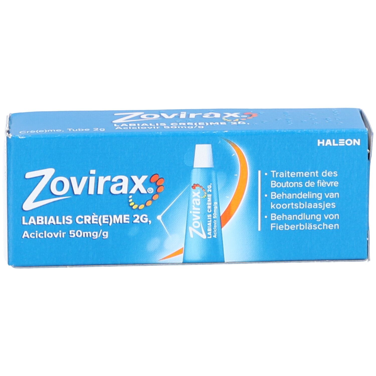 ZOVIRAX Labialis 50 mg/g Crème Aciclovir