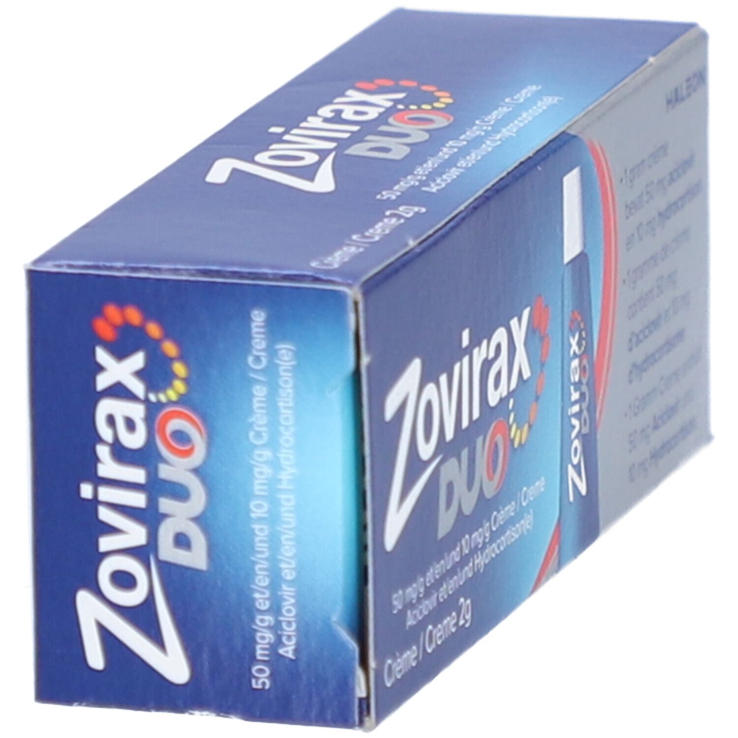 Zovirax Duo 50 mg/g en 10 mg/g Crème