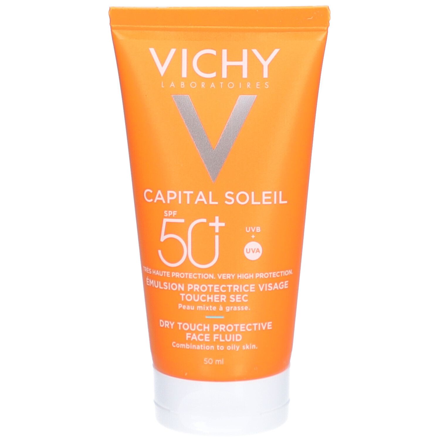 Vichy Capital Soleil Dry Touch Émulsion Protectrice Visage SPF50+