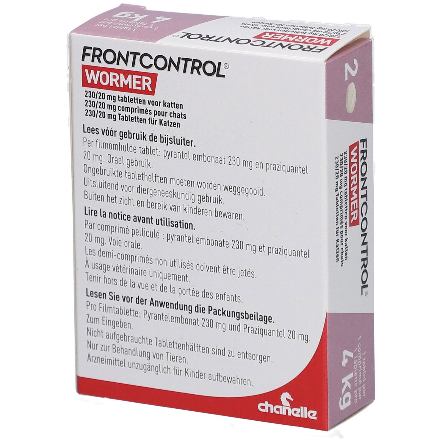 Frontcontrol Wormer 230mg/20mg Chat