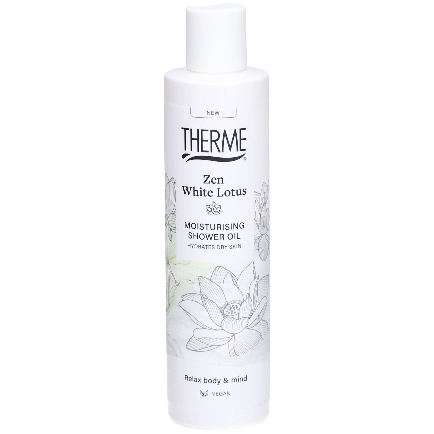 Therme Zen White Lotus Moisturizing Shower Oil