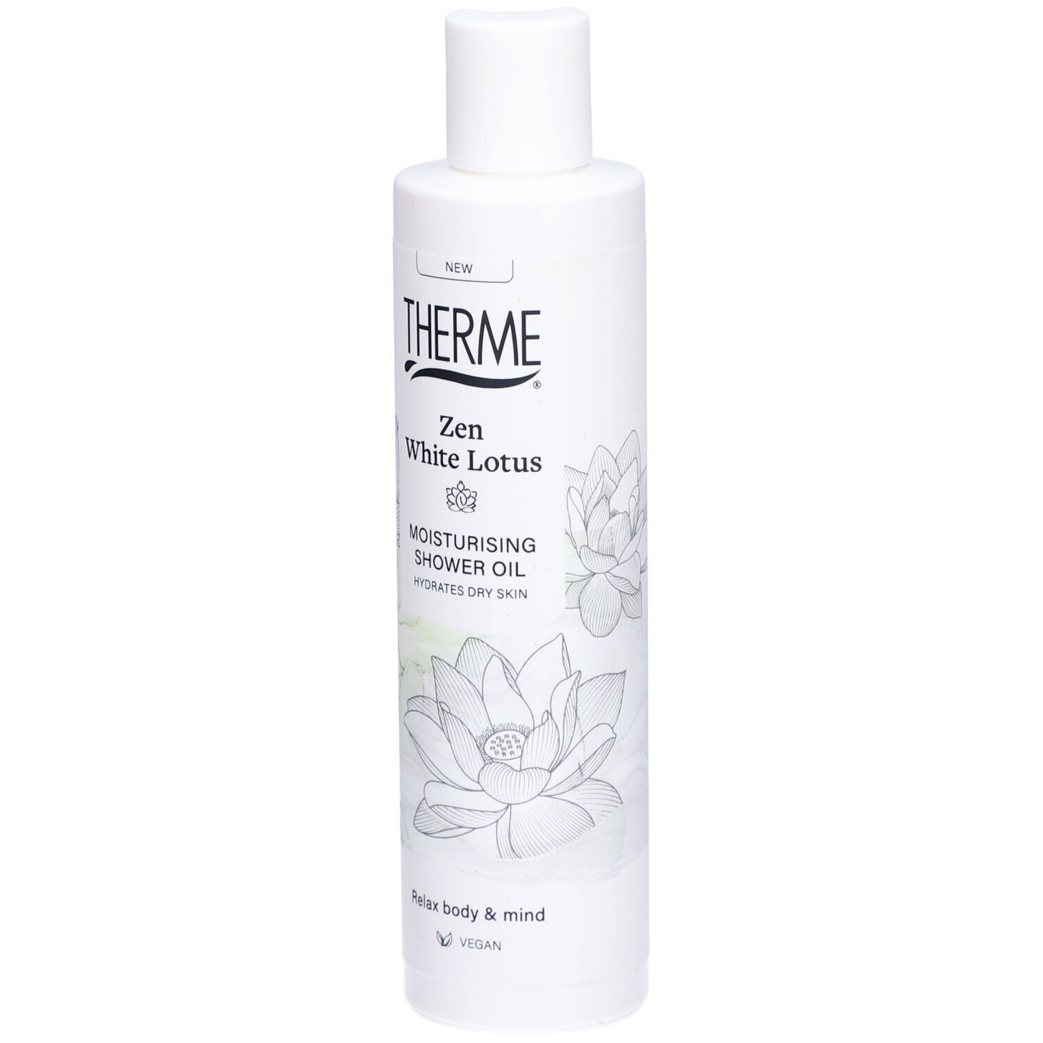 Therme Zen White Lotus Moisturizing Shower Oil