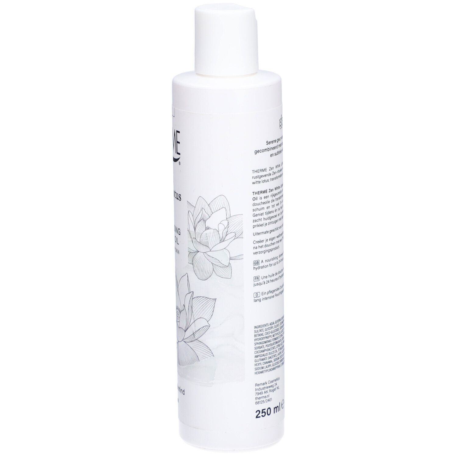 Therme Zen White Lotus Moisturizing Shower Oil