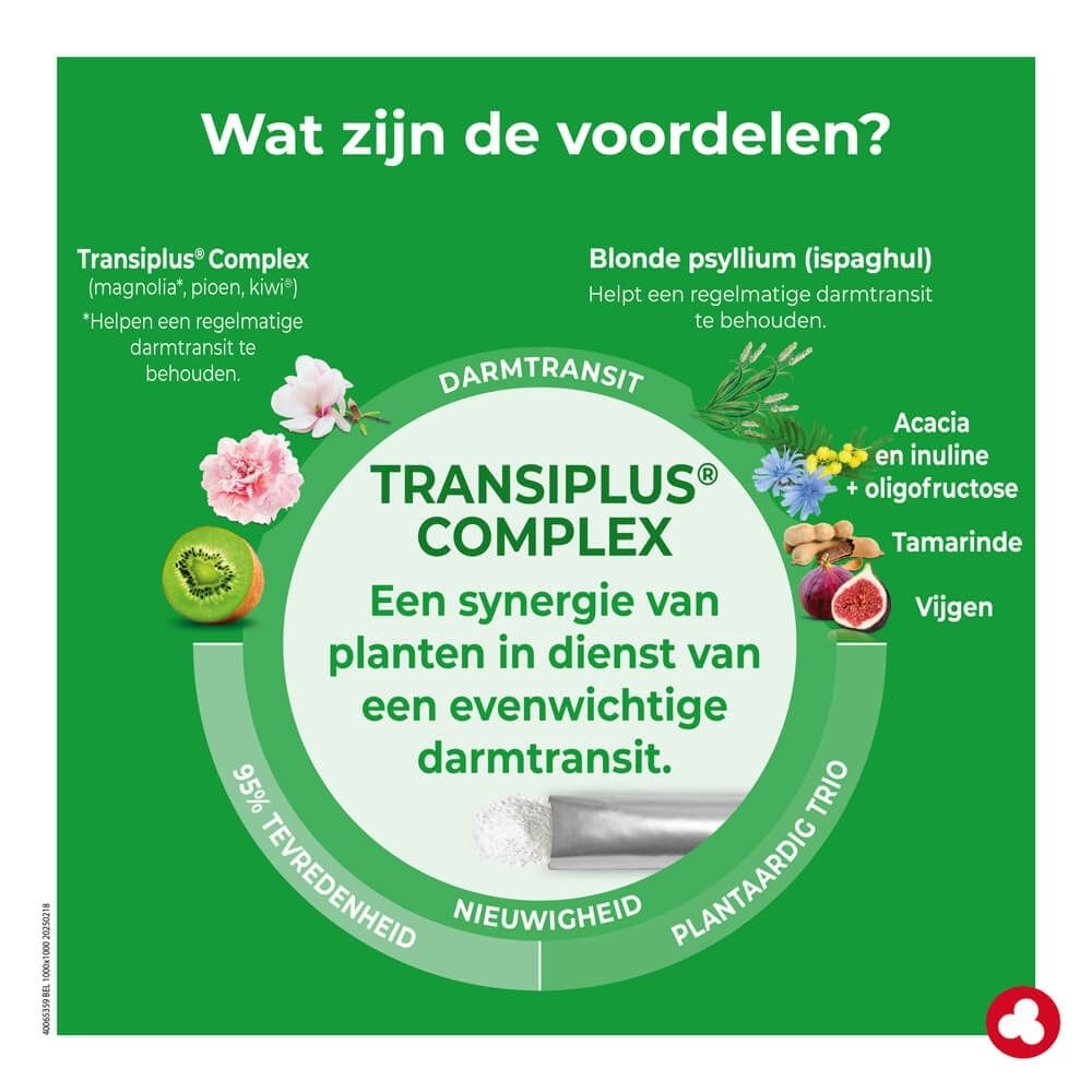 Ortis Vruchten & Vezels Forte: Verpakking met kiwi-afbeelding, 12 zakjes, voor darmtransit.