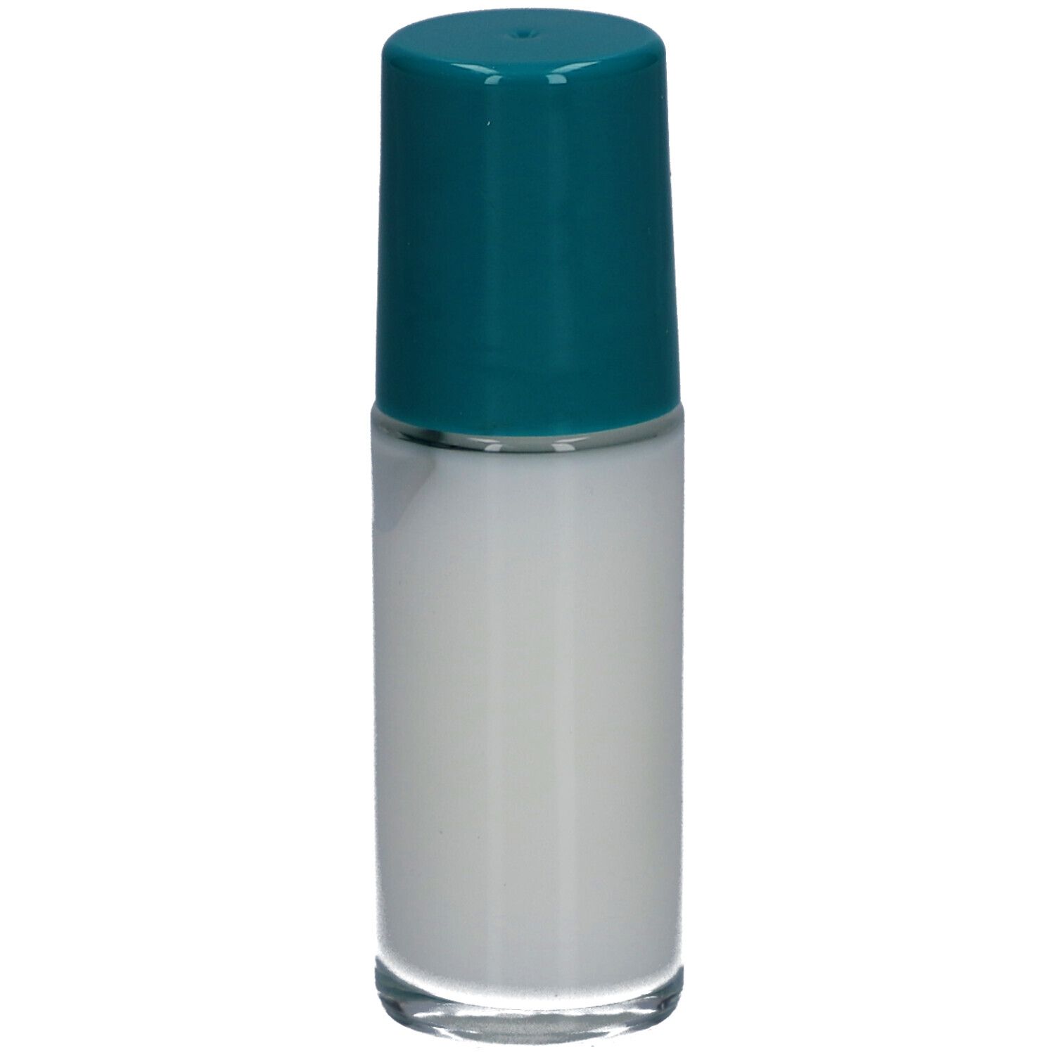 RoC Keops roll-on deodorant, witte fles, turquoise dop. Opschrift: Keops.