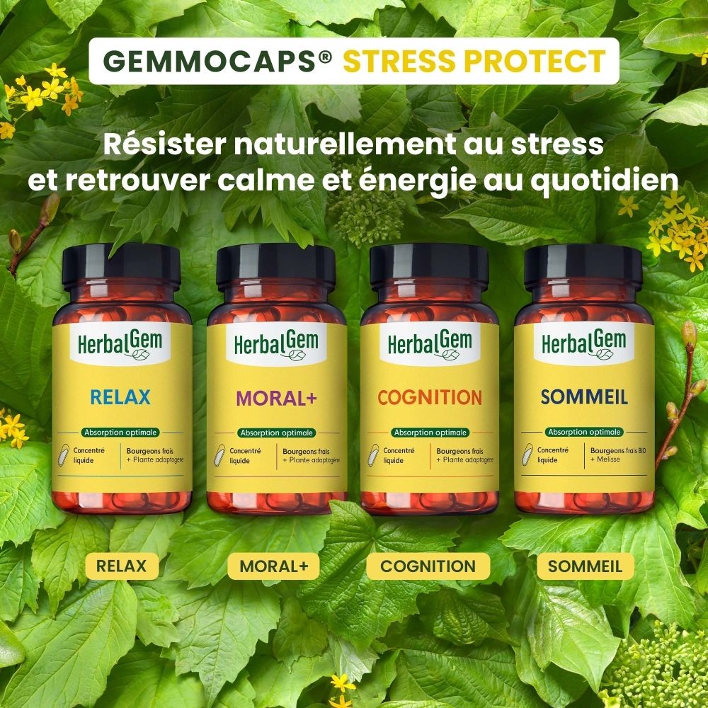 Gros plan d'une femme tenant une capsule, avec des zones de texte sur les conseils d'utilisation.