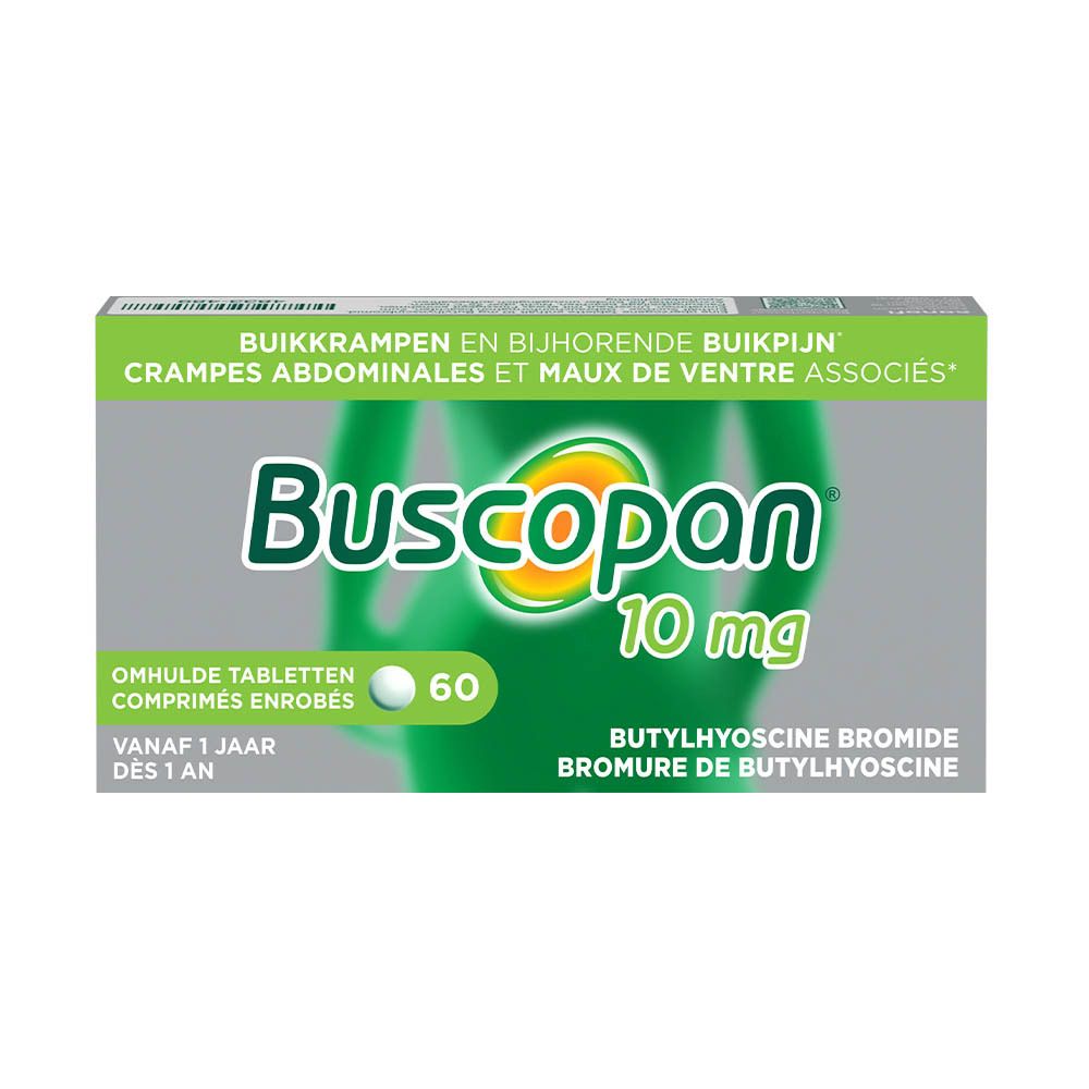 Buscopan® Forte 10 mg | Crampes Abdominales Et Maux De Ventre Associés
