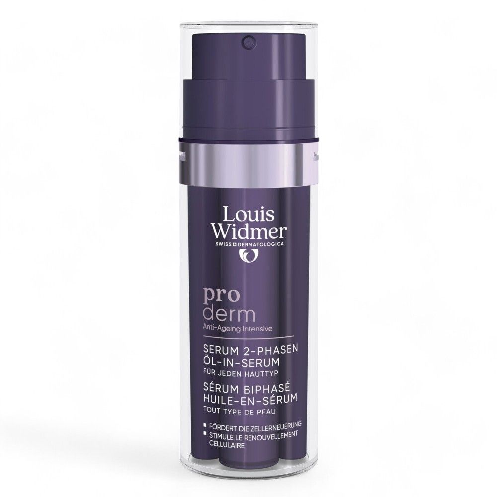 Louis Widmer Proderm Anti-Âge Tweefasig Serum Olie-in-Serum - Zonder Parfum