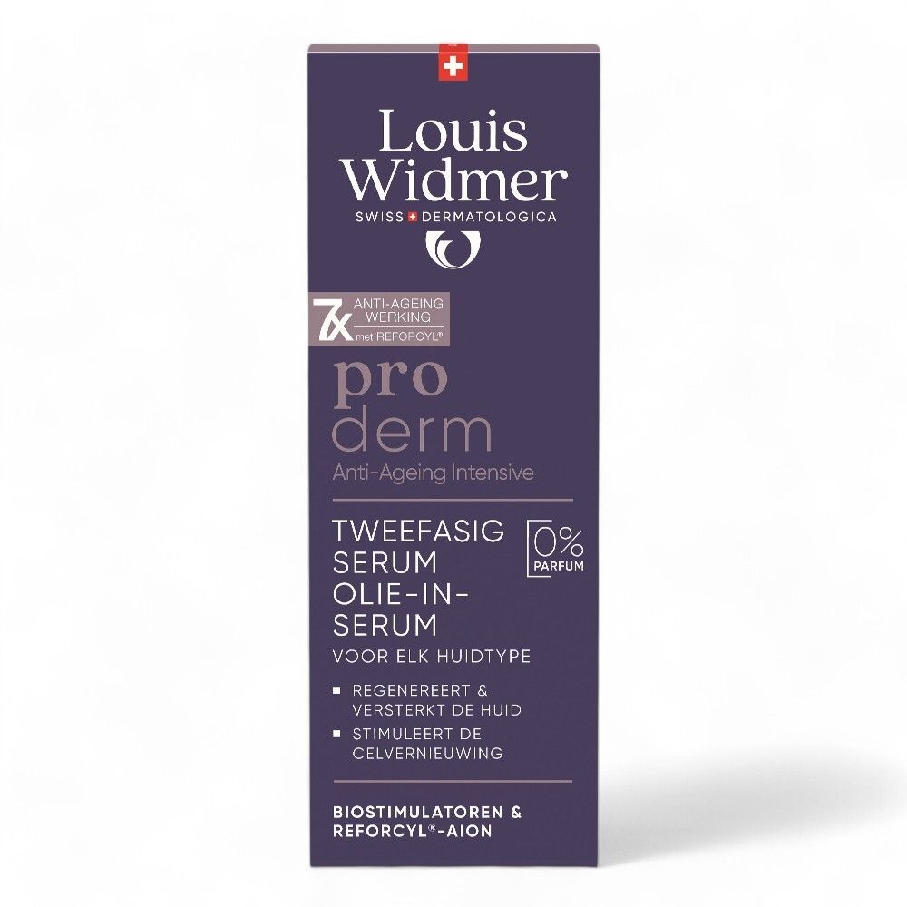 Louis Widmer Proderm Anti-Âge Tweefasig Serum Olie-in-Serum - Zonder Parfum