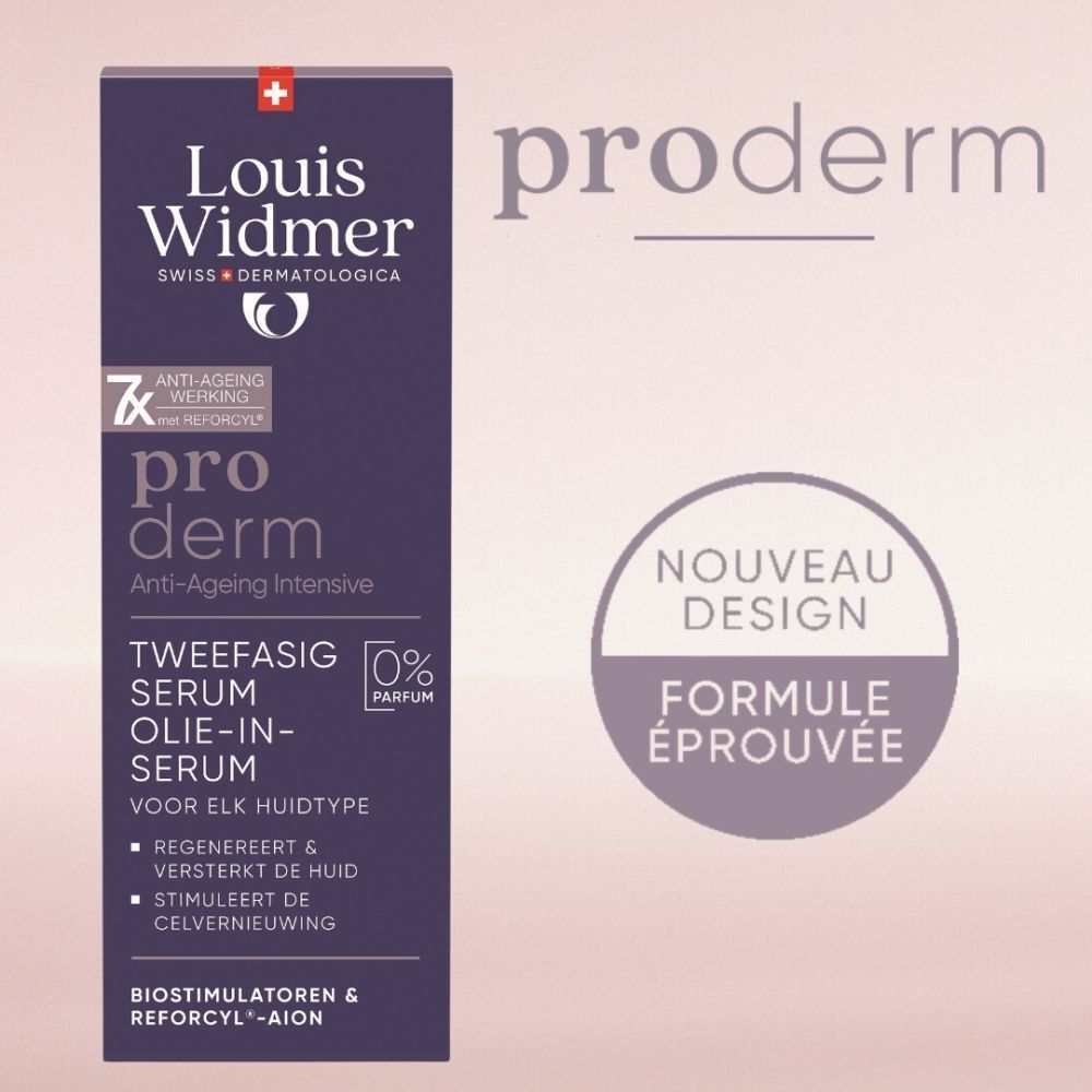 Louis Widmer Proderm Anti-Âge Sérum Biphasé Huile-en-Sérum - Sans Parfum