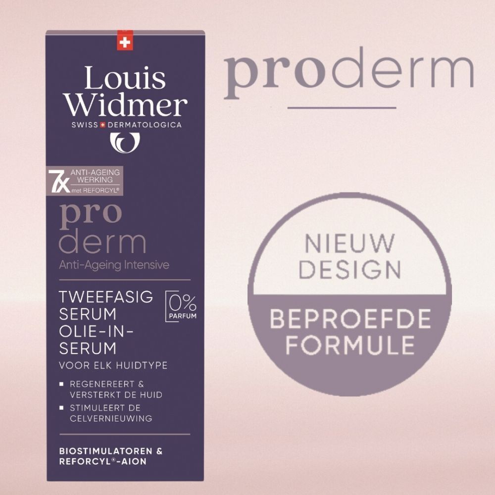 Louis Widmer Proderm Anti-Âge Tweefasig Serum Olie-in-Serum - Zonder Parfum