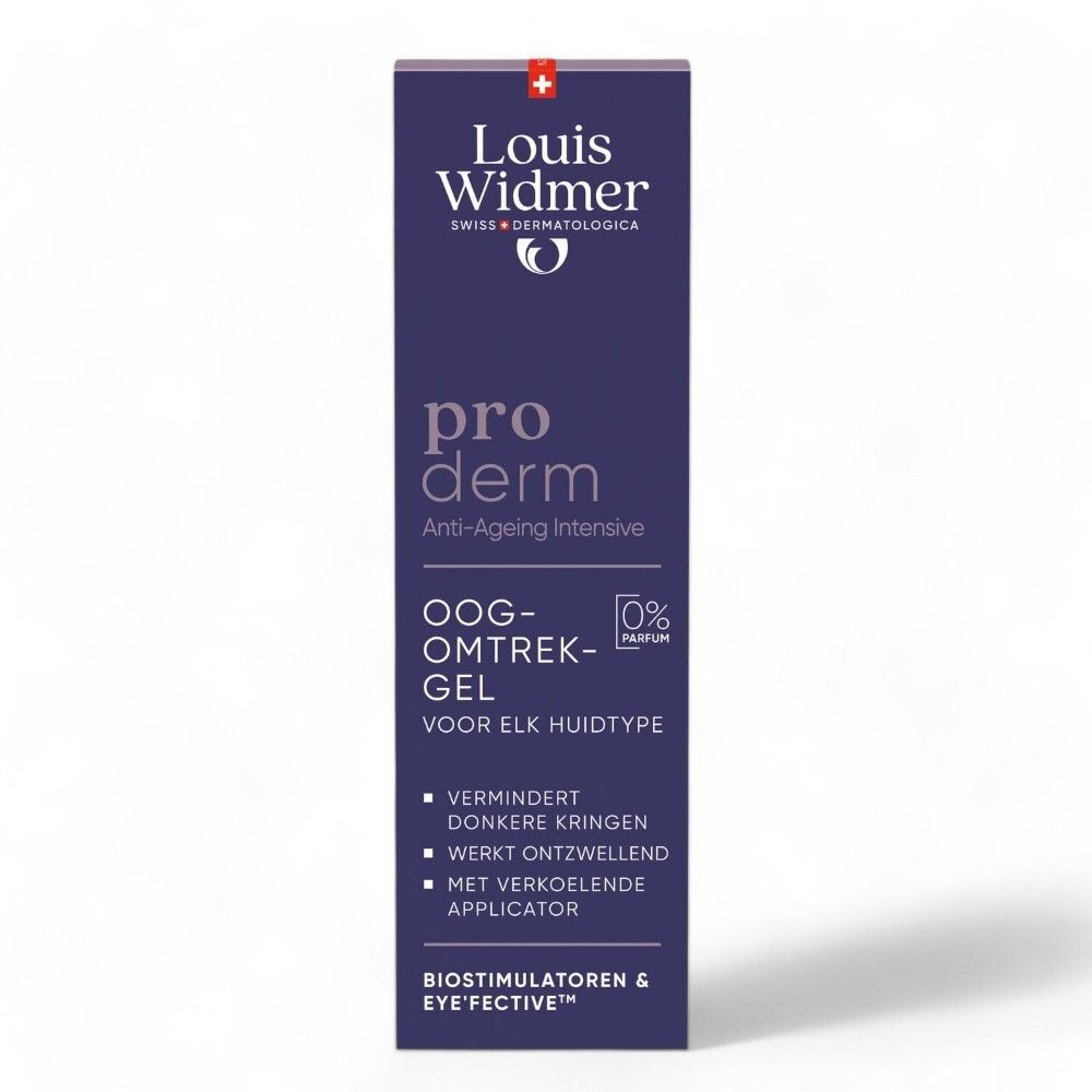 Louis Widmer Proderm Oogomtrek Gel - Zonder Parfum