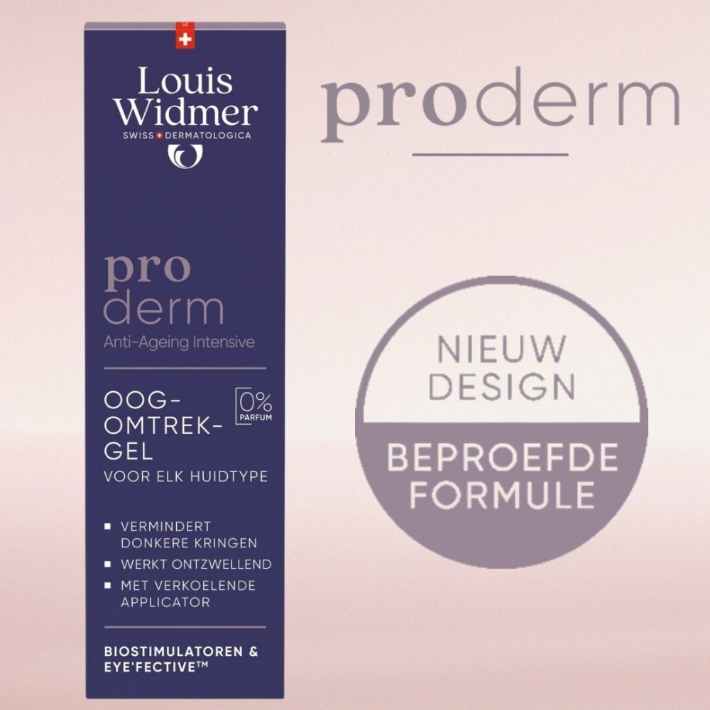 Louis Widmer Proderm Oogomtrek Gel - Zonder Parfum
