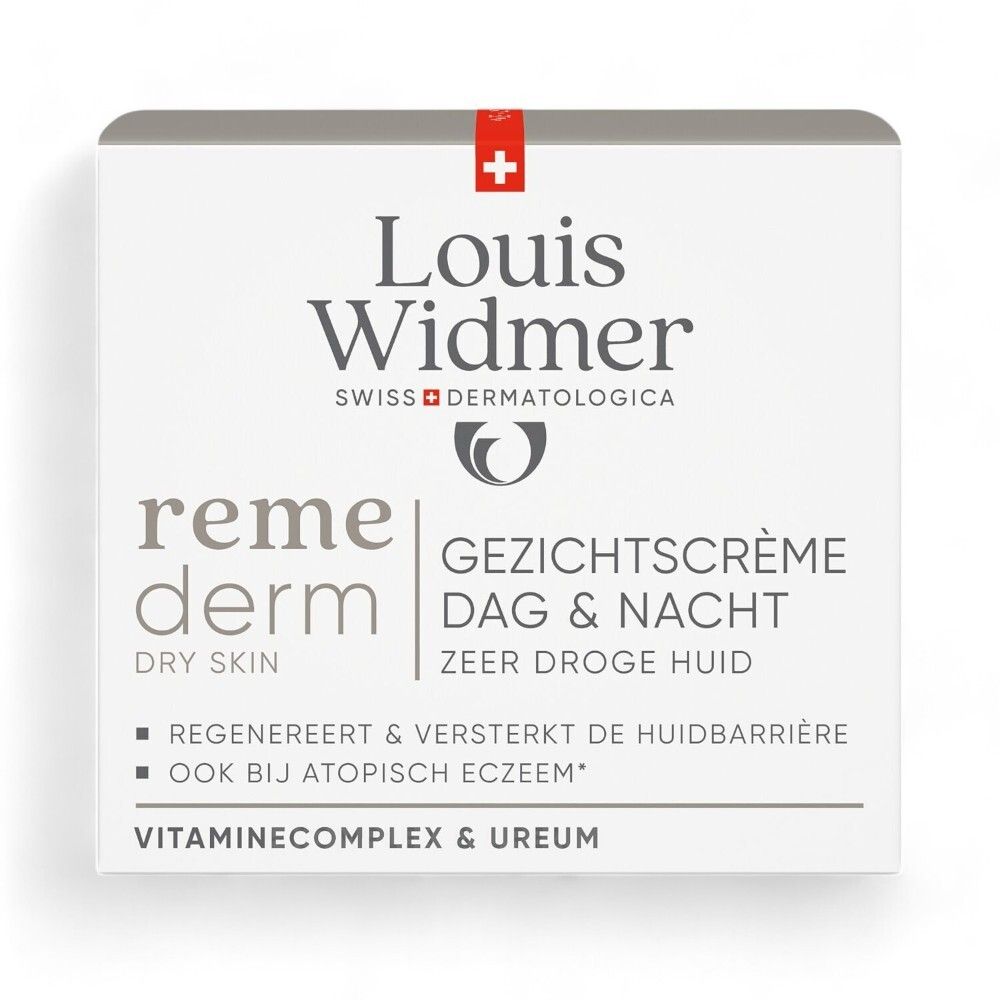 Louis Widmer Remederm Droge Huid Gezichtscrème Dag & Nacht